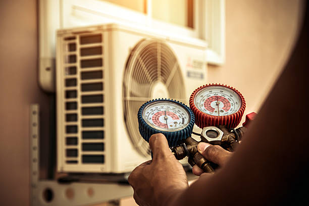 Professional Hvac technician working in Morgan, GA
